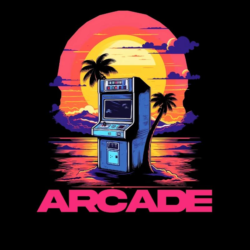 Game Over Arcade-Stil Retro Konsolen-Controller