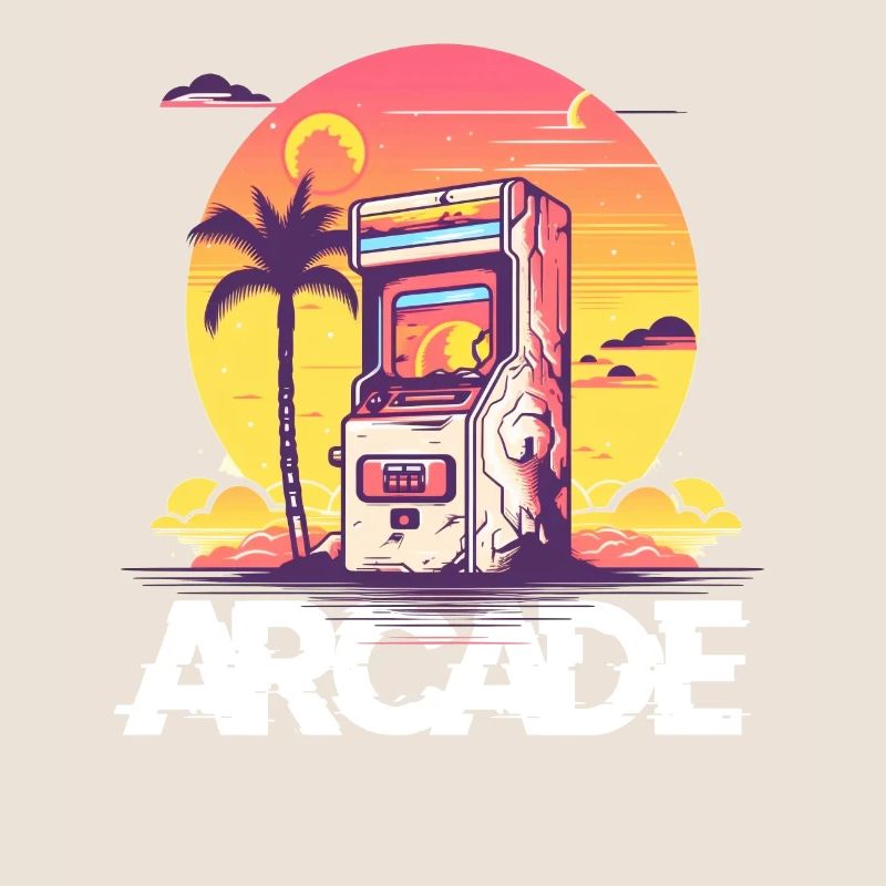 Vintage Arcade-Controller Nostalgischer