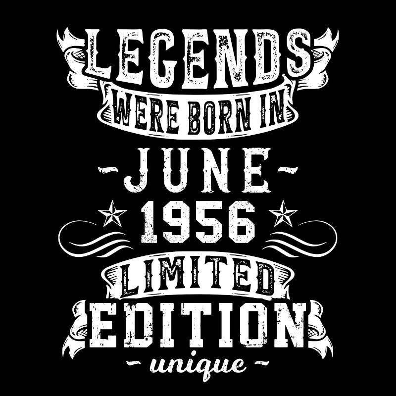 Geburtstag Juni 1956 Limited Edition Vintage