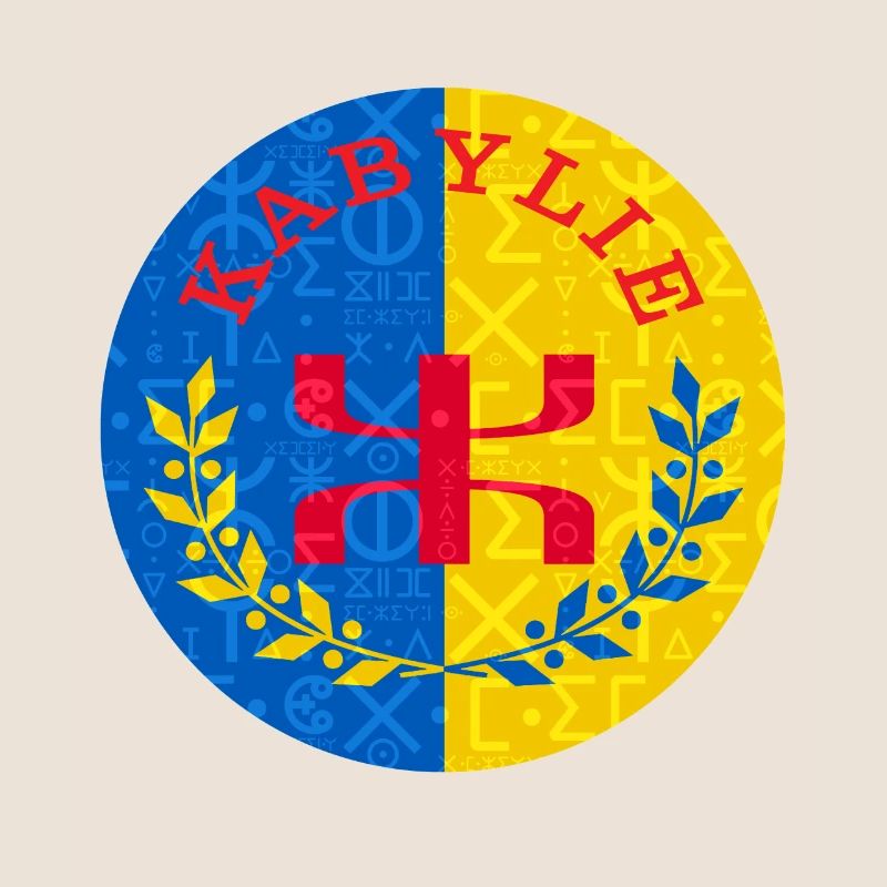 Kabylie flag - Tifinagh script