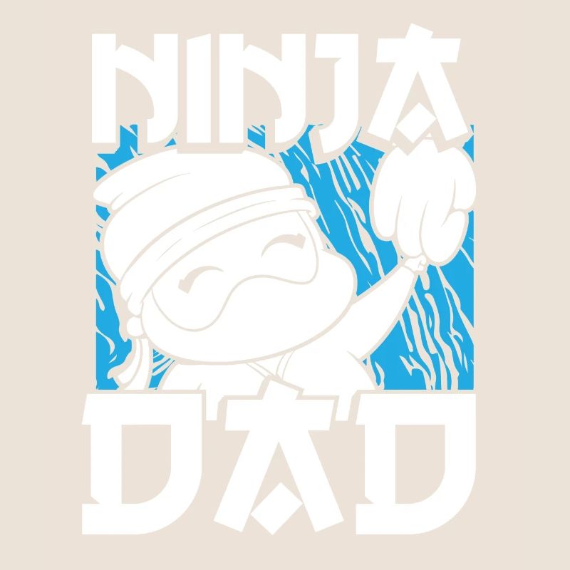 Cute ninja dad