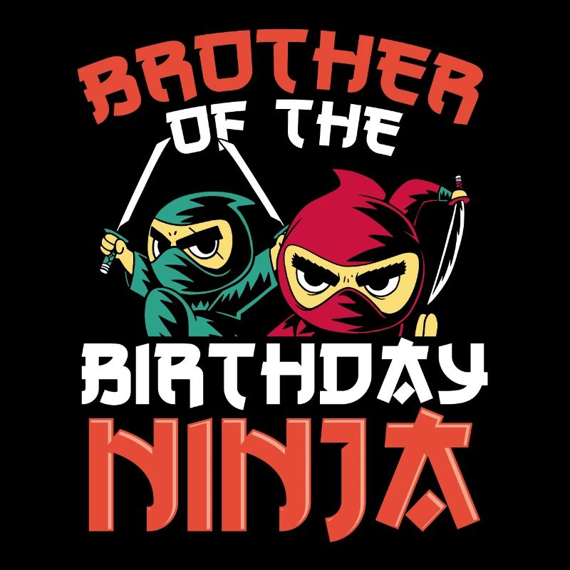 Frère du ninja d’anniversaire