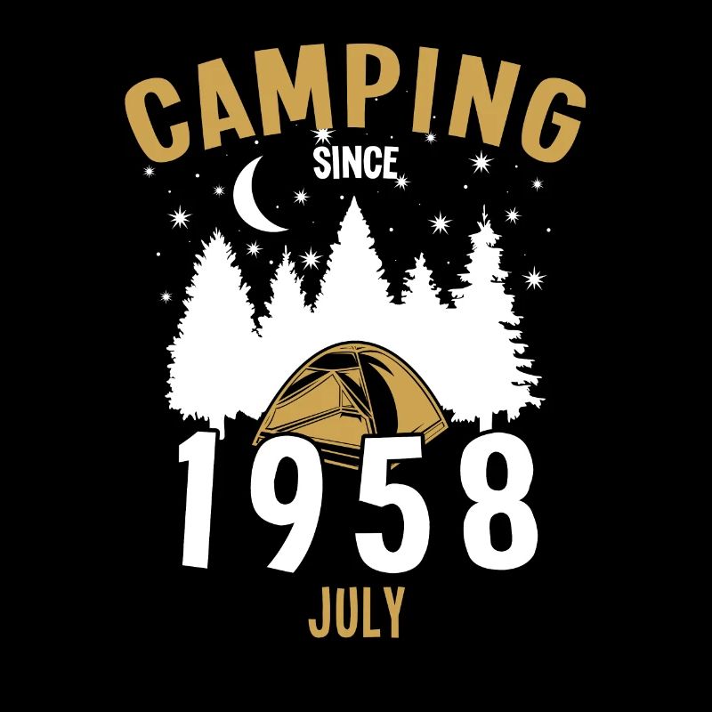 Geburtstag: Camping seit Juli 1958 Zelten