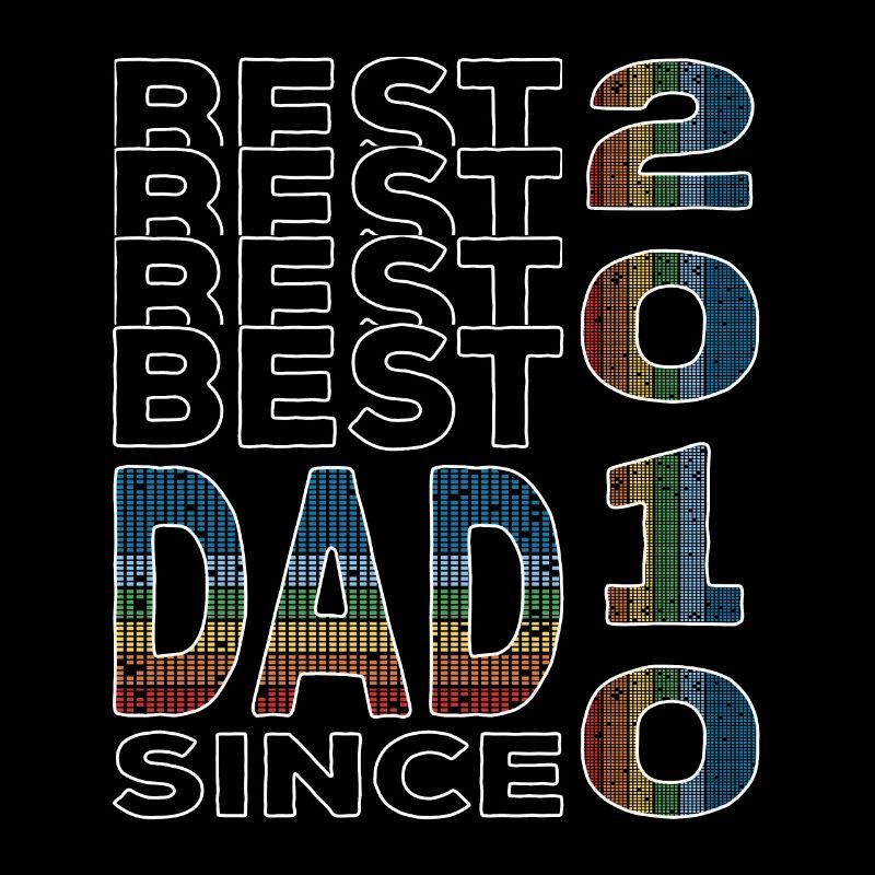Bester Papa der Welt seit 2010 Vatertag Geburtstag