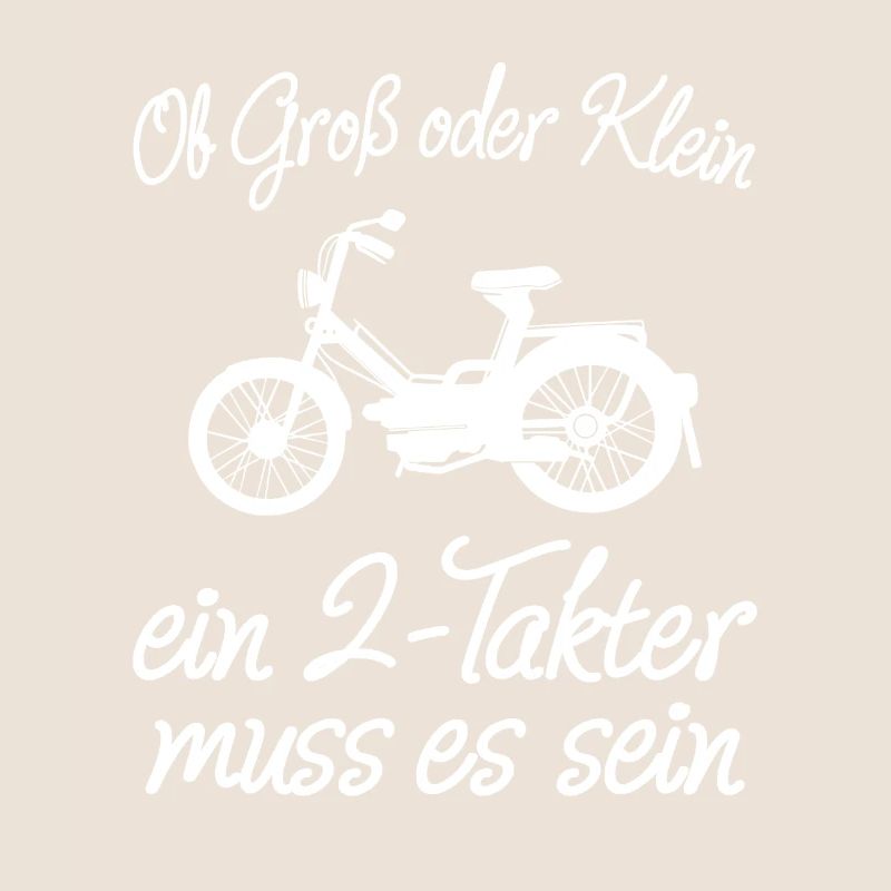 Moped Ob Groß Oder Klein 2 Takter Muss Es Sein