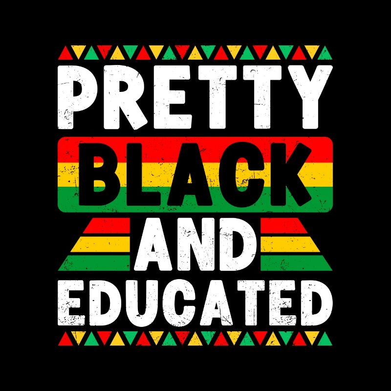 Pretty and educated african Design