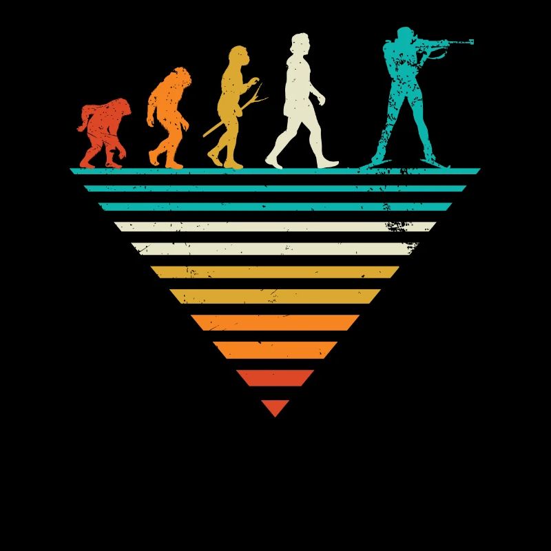 Human Evolution - Vintage Biathlon