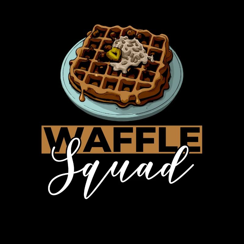 Waffle Squad Ironischer Spruch Team Waffles Hobby