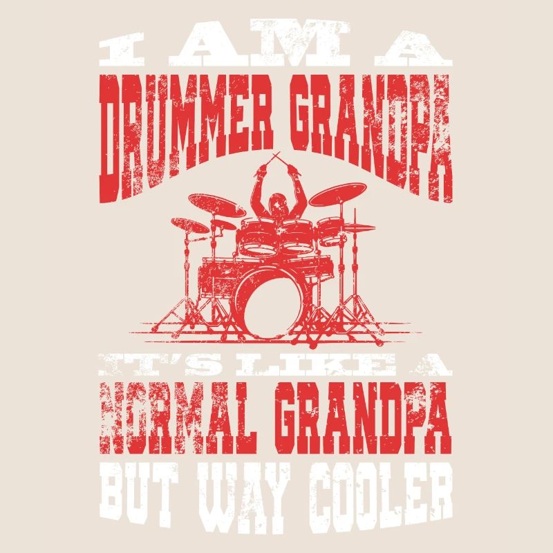 I Am A Drummer Papa Funny Gift for Dads and