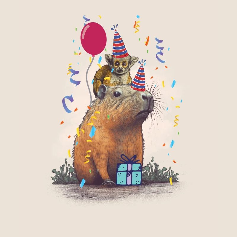 Capybara Geburtstag
