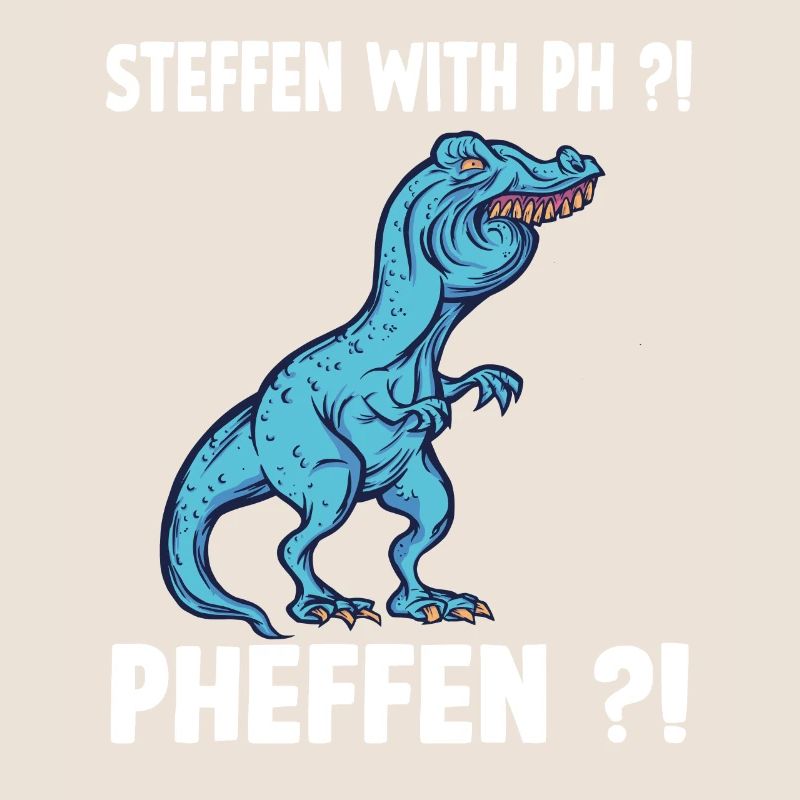 TRex Meme Dinosaur avec overbite Steffen avec ph S