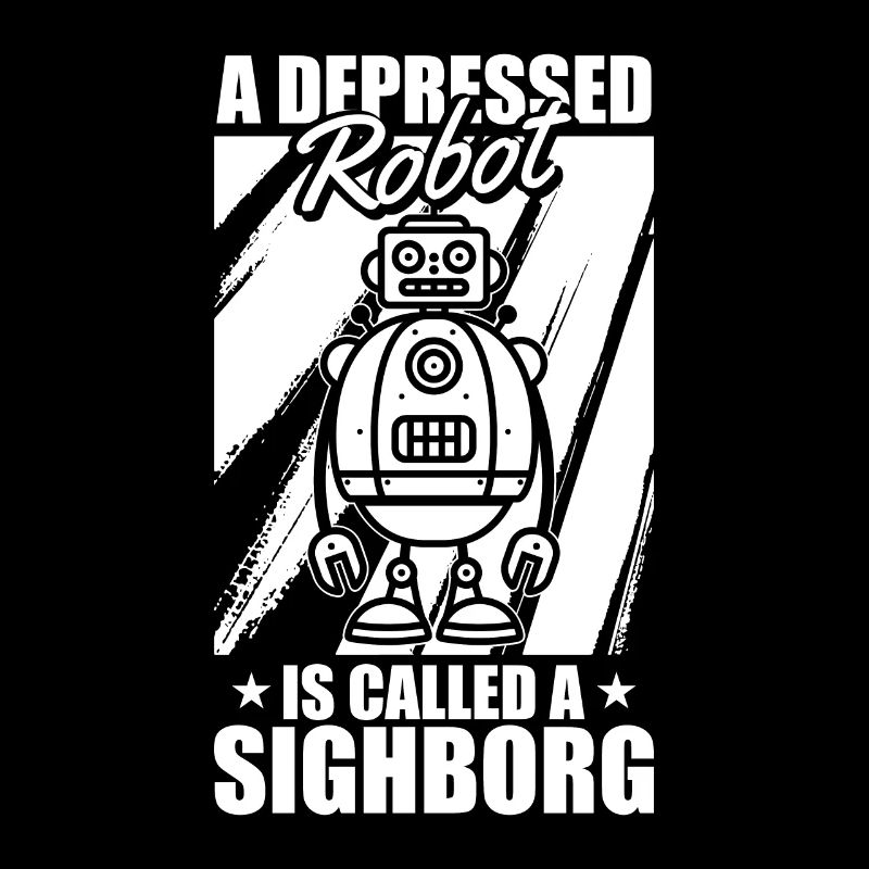 Robotique Ai Robot déprimé