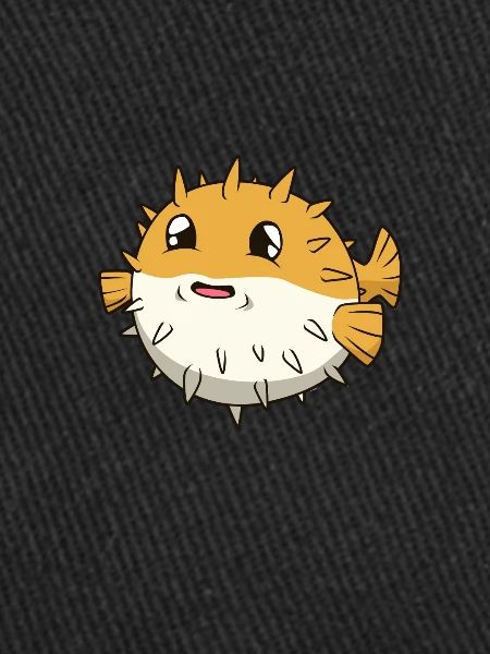Poisson hérisson Kawaii