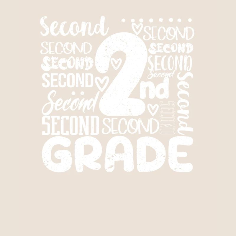 Tie Dye 2nd Grade Typography Team Teacher Second