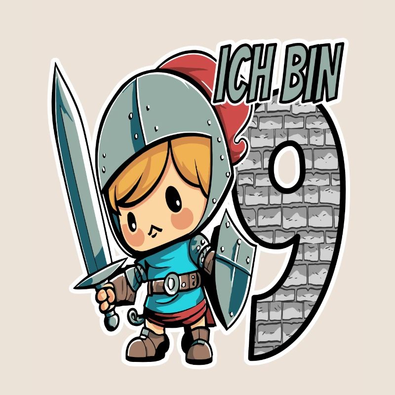 Ich bin 9 - 9. Geburtstag - Ritter
