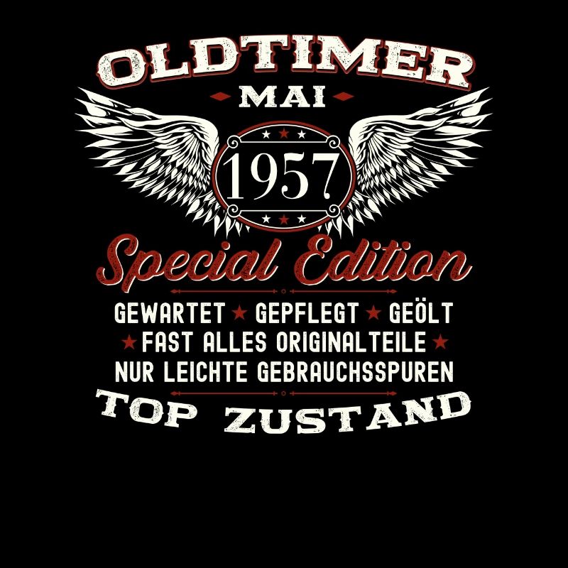 66. Geburtstag Mann Oldtimer Mai Jahrgang 1957