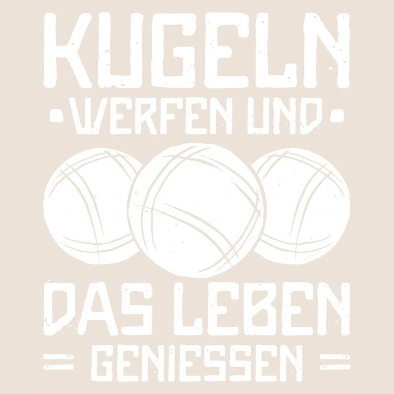 Boule Spruch Kugeln werfen Boccia Spiel Botcha