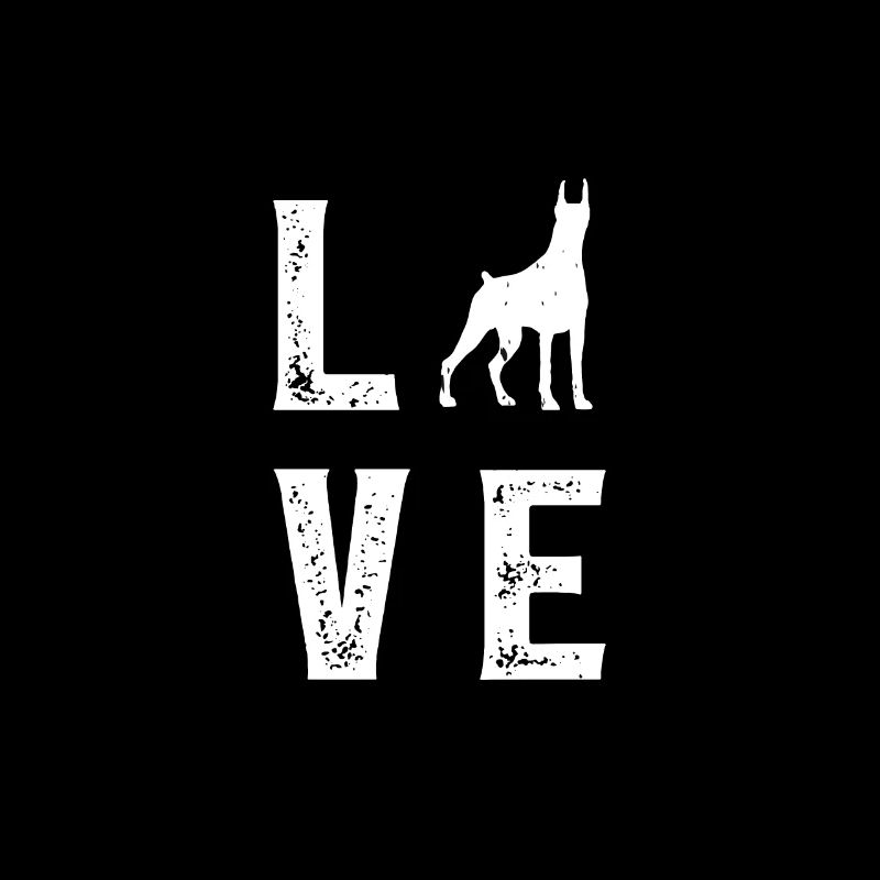 Amour de doberman