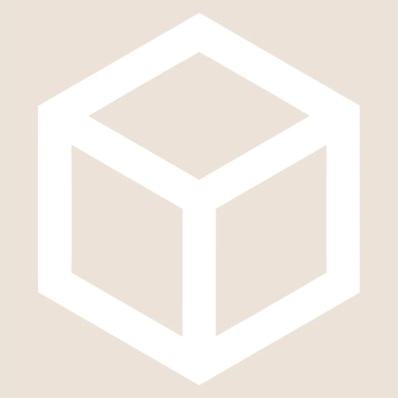 Simple. White. Cube