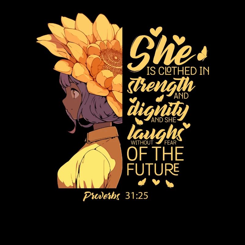 Christian Bible Verse Sunflower Proverbs Verse Pun