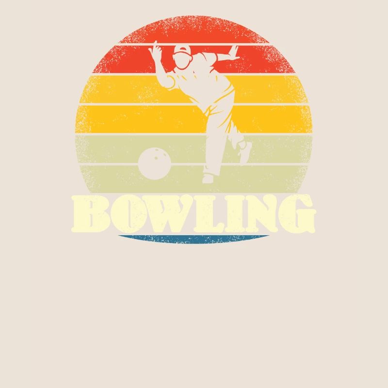 Accessoires de bowling avec motif bowling