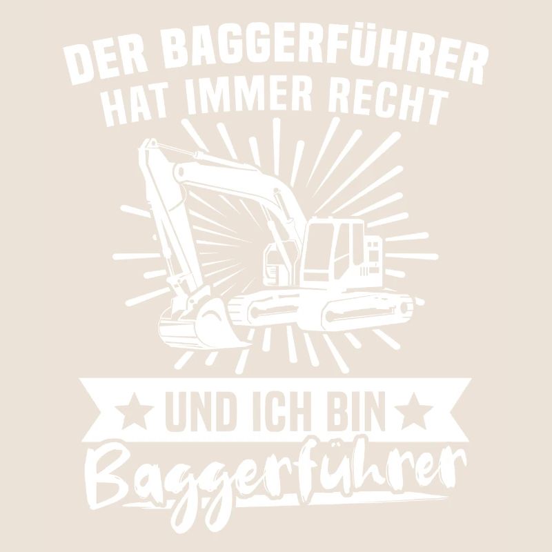 Baggerführer Bagger Baggerfahrer