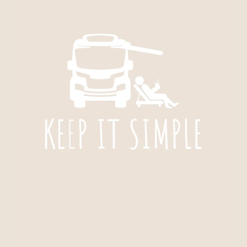Camping camper Keep it Simple Camping