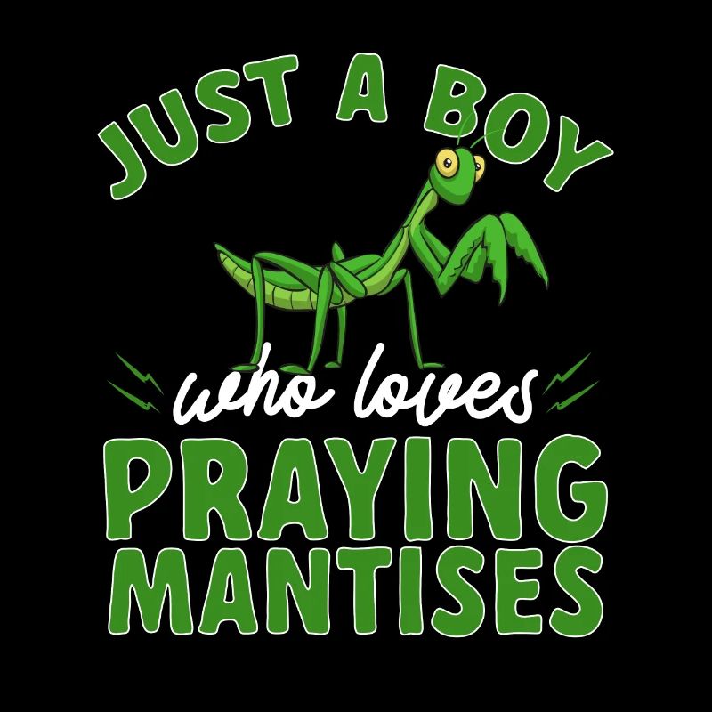 Praying mantis, insect collector, entomologist