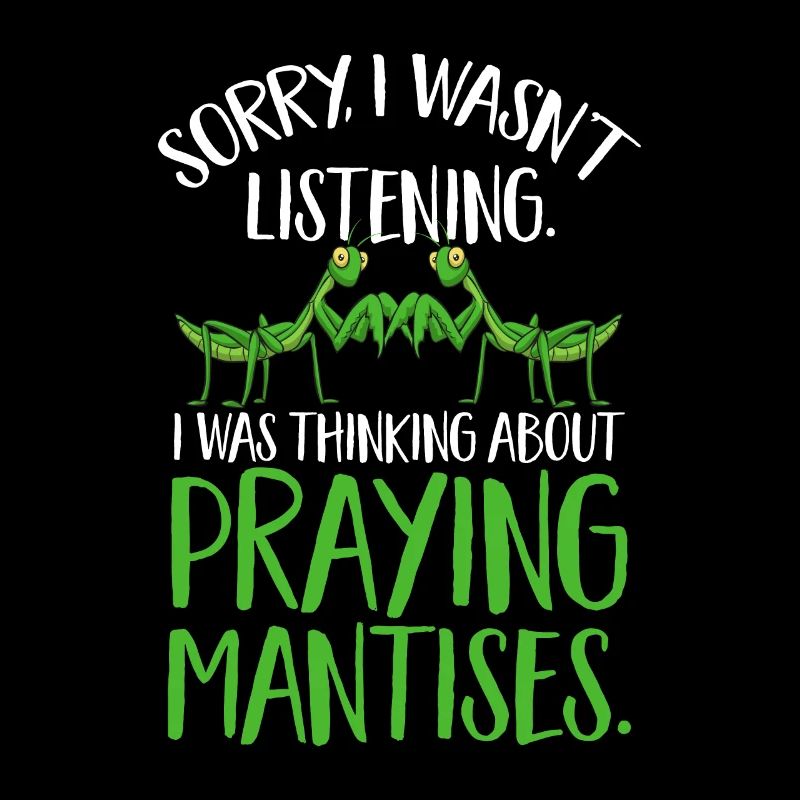 Praying mantis, insect collector, entomologist