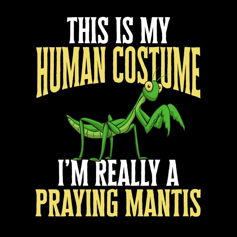 Praying mantis, insect collector, entomologist