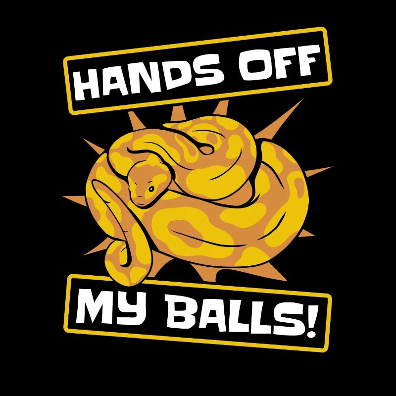 Hands Off My Balls Python Schlange Banana Ball