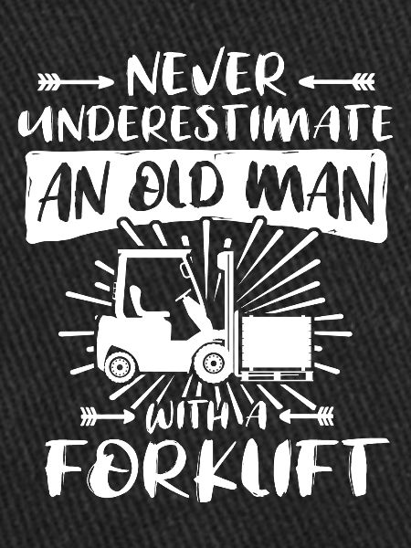 Underestimate man forklift