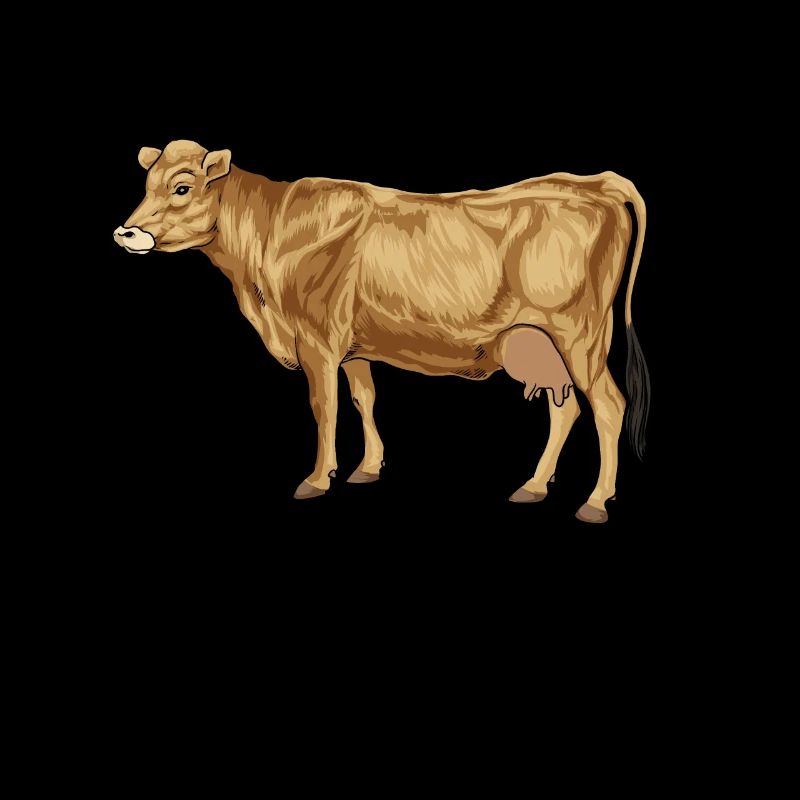 Dessin d’une vache Jersey