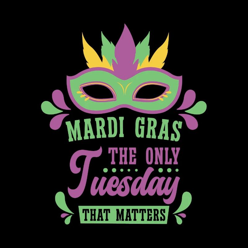 Mardi Gras Carnival Tuesday Beer Drinking Party