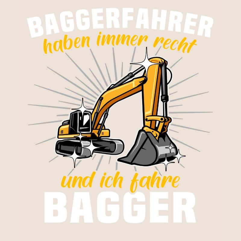 Baggerführer Bagger Baggerfahrer