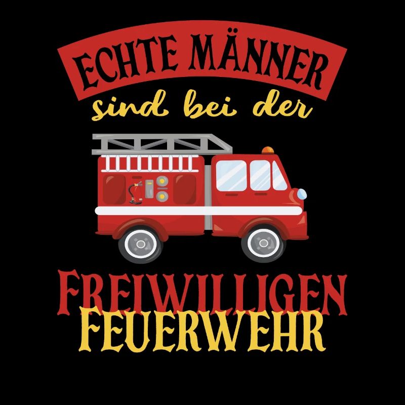 Echte Männer sind bei der Freiwilligen Feuerwehr