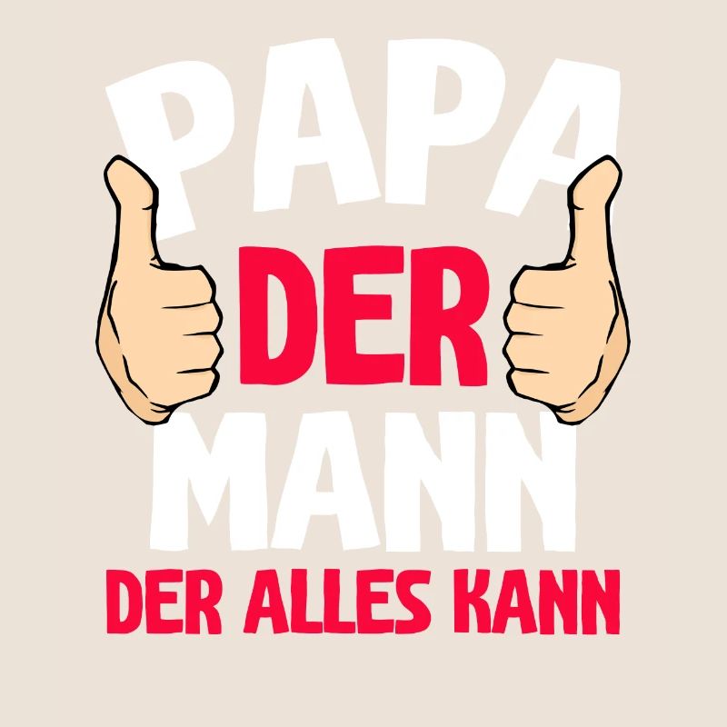 PAPA der Man Der Alles Kann Vatertag Geschenkidee