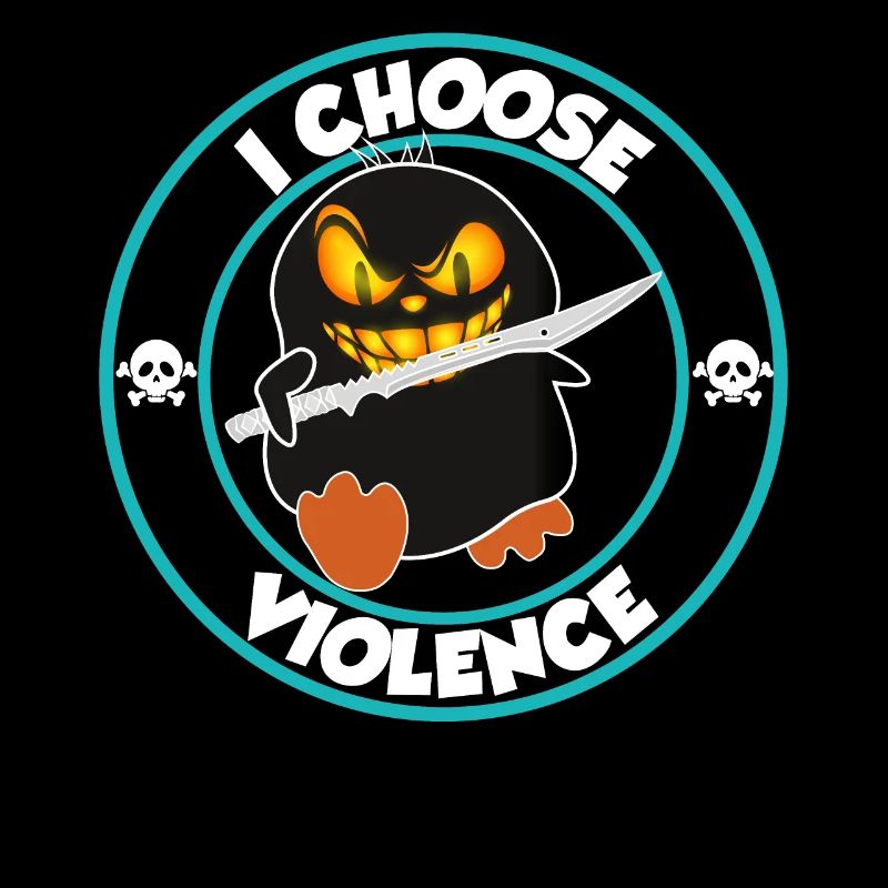 Je choisis la violence - drôle de canard avec épée