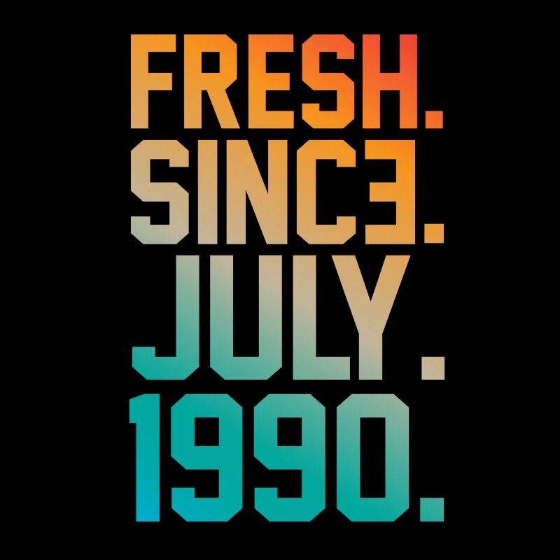 Juillet 1990 Anniversaire