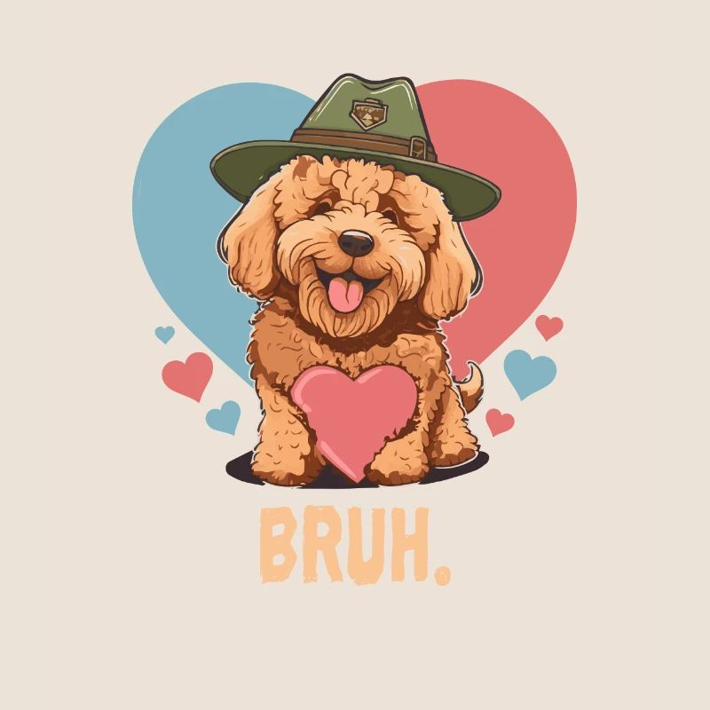 Goldendoodle Papa Chien mignon Maman Doodle Mama Chien