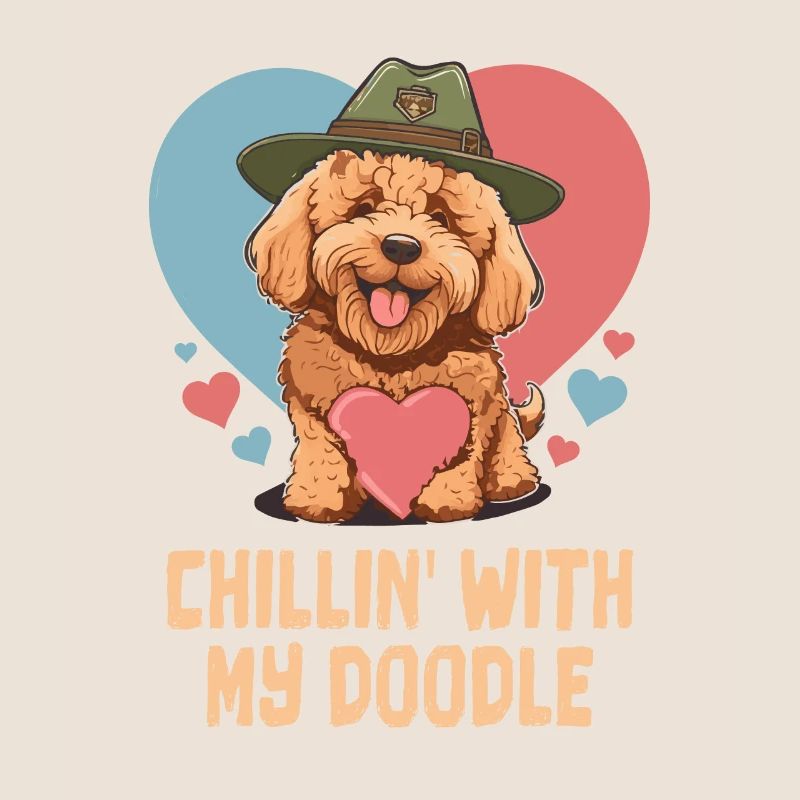Mon Doodle Goldendoodle Papa Mignon Chien Maman Doodle