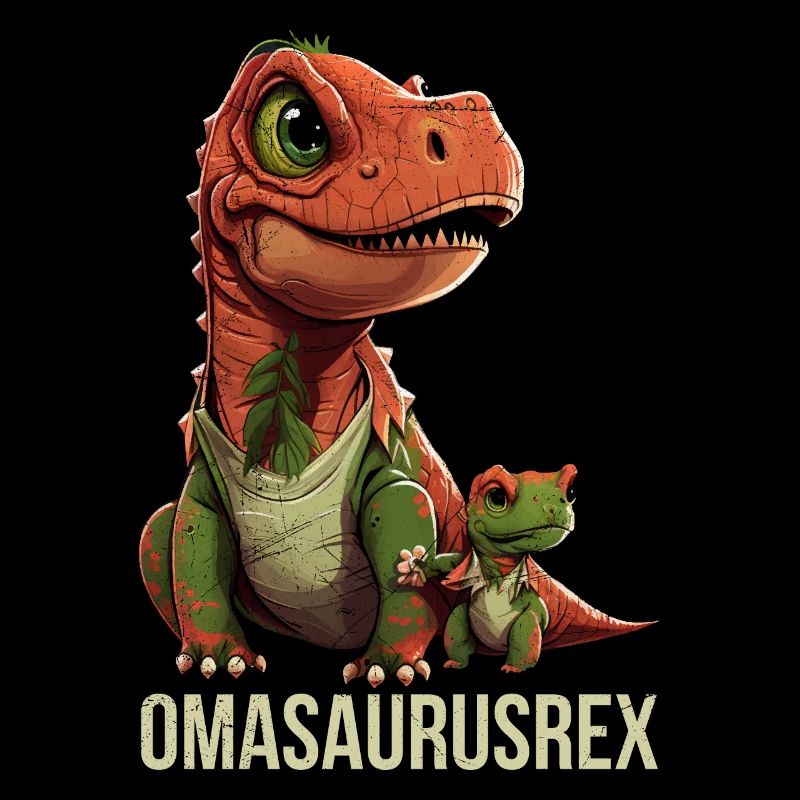 Omasaurus Muttertag Großmutter Dinosaurier