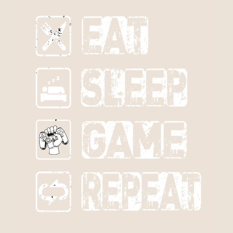 Manger le jeu de sommeil Répéter