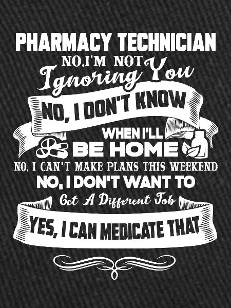 Pharmacy Technician Can Medicate