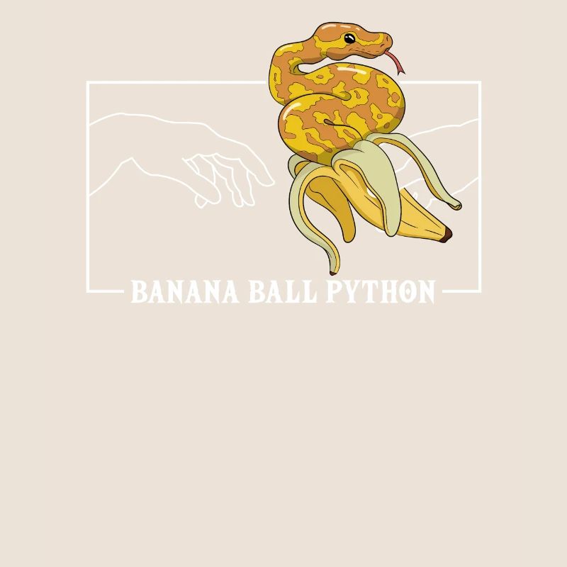 Michelangelo Creation of Adam Banana Ball Python