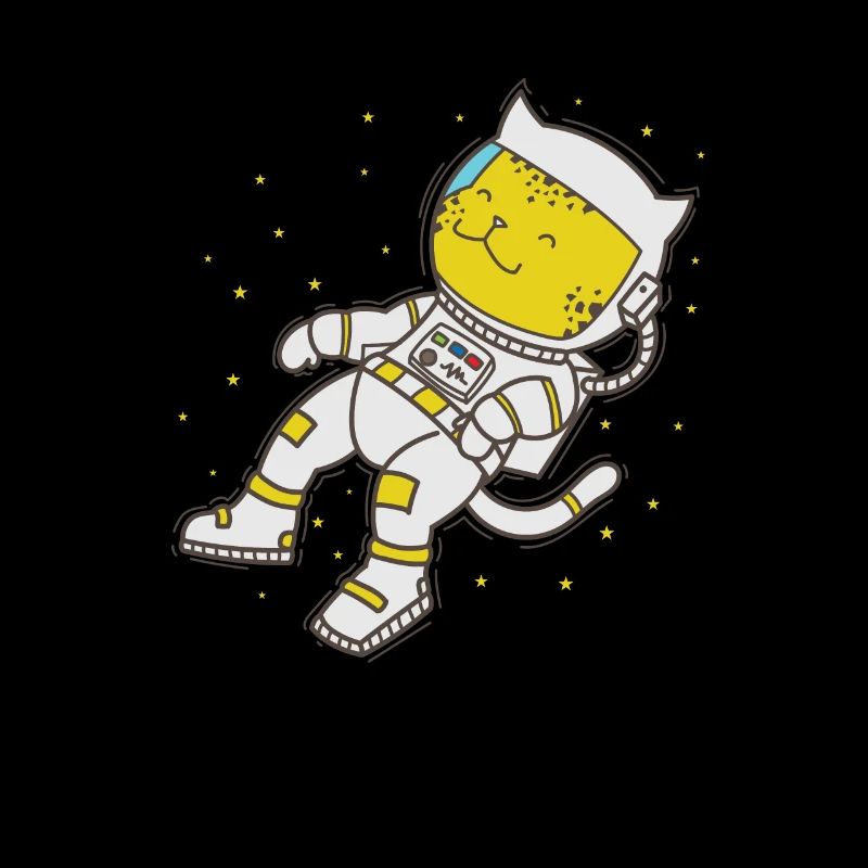 Leopard in space Big cat Predator
