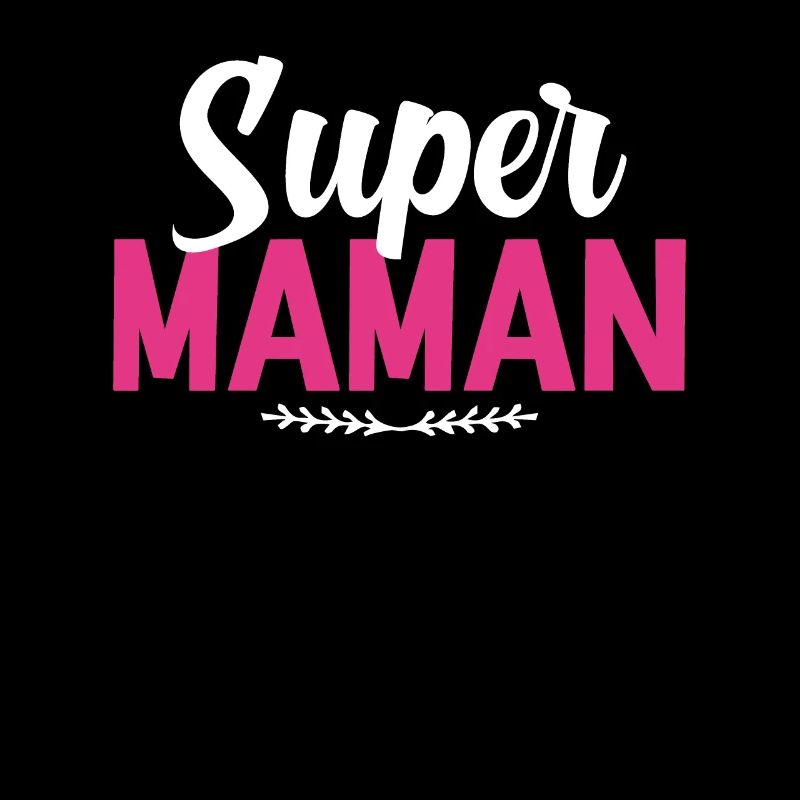 Super Maman Fleurs Rose