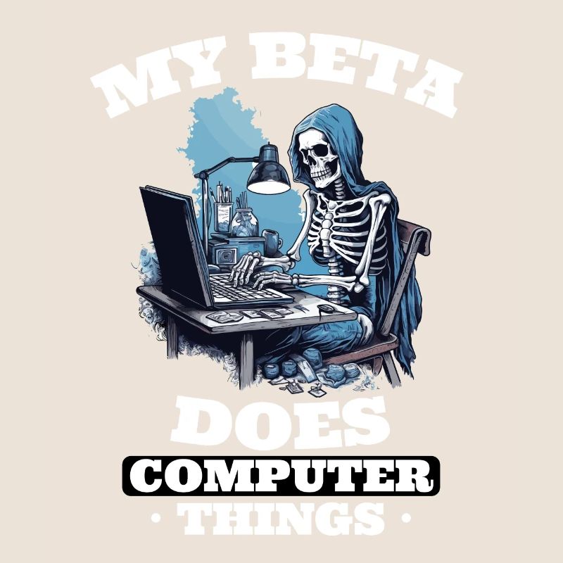 Mein Beta macht Computerdinge Programmierer