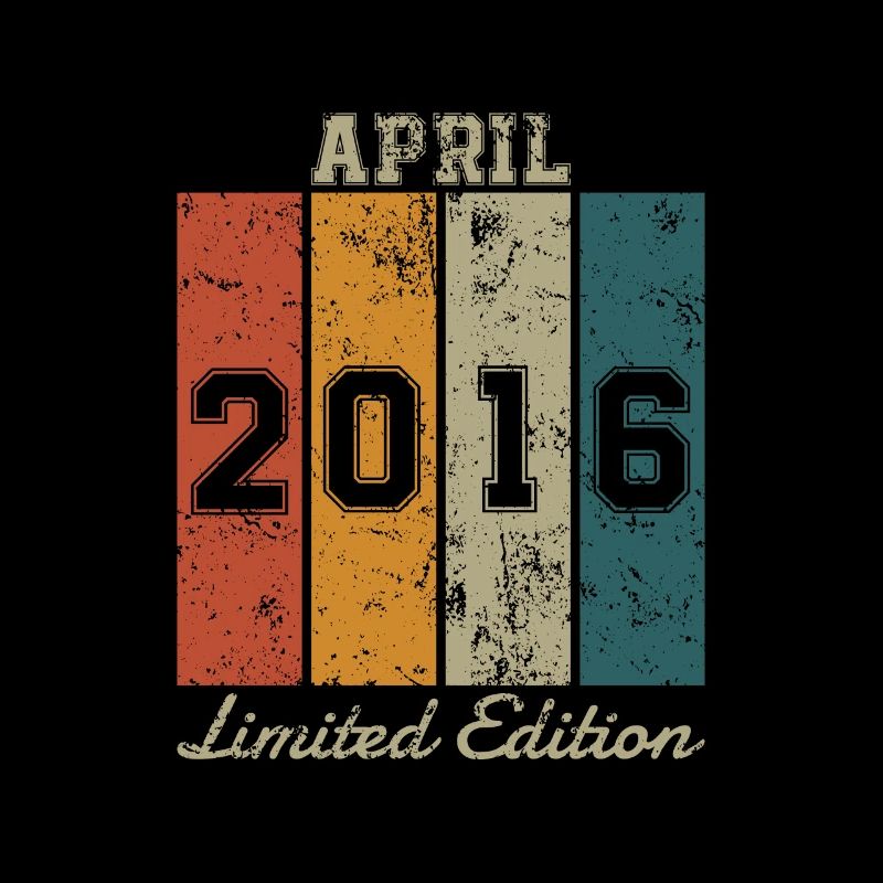 Geburtstag: April 2016 - Limited Edition Retro