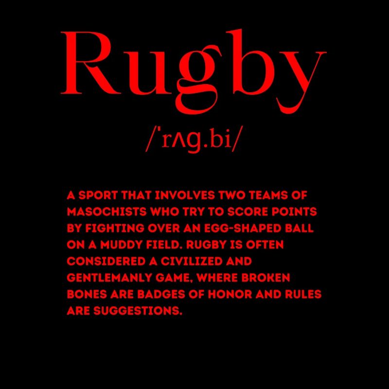 Langue de définition du rugby Anglais